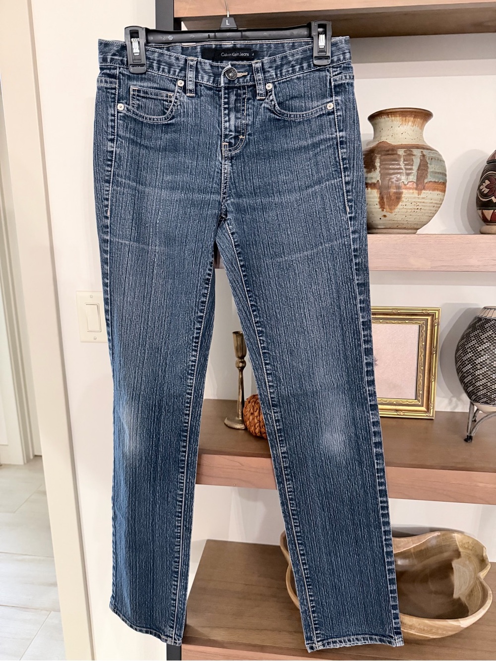 Calvin Klein Jeans Women’s Straight-Leg Denim - Indigo Blue